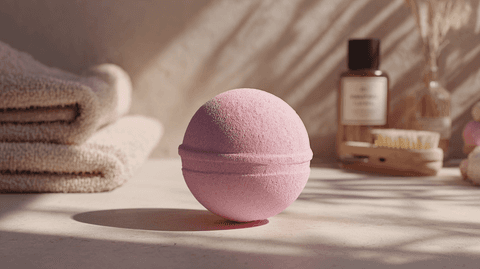 Spa Bath Bomb: bathbomb, spa — AI-generated Reference image made with Midjourney