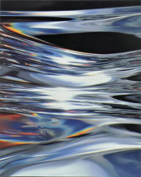Liquid Chrome Waves: chrome, liquid — AI-generated Texture image made with Midjourney