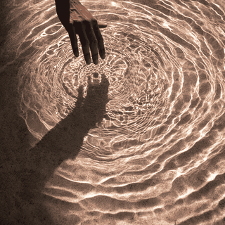 Ripples of Light: water, reflection — AI-generated Photorealistic image made with Midjourney