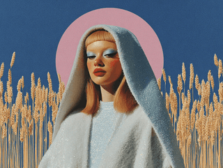 Wheat Halo: portrait, fashion — AI-generated Concept Art image made with Midjourney
