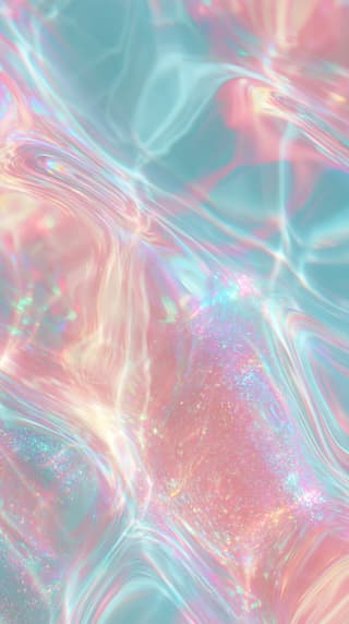 Iridescent Water Glitter: glitter, abstract — AI-generated Texture image made with Midjourney