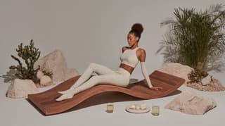 Wave Deck Repose: furniture, wellness — AI-generated Photorealistic image made with Midjourney