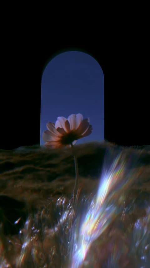 Cosmos and Lens Flare: cosmos, arch — AI-generated Photorealistic image made with Midjourney